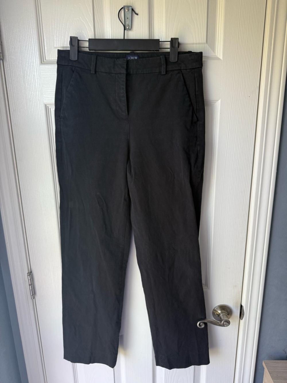 J.Crew Black Straight Leg Kallie pant